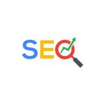 Icon for SEO with Google colors and theme,