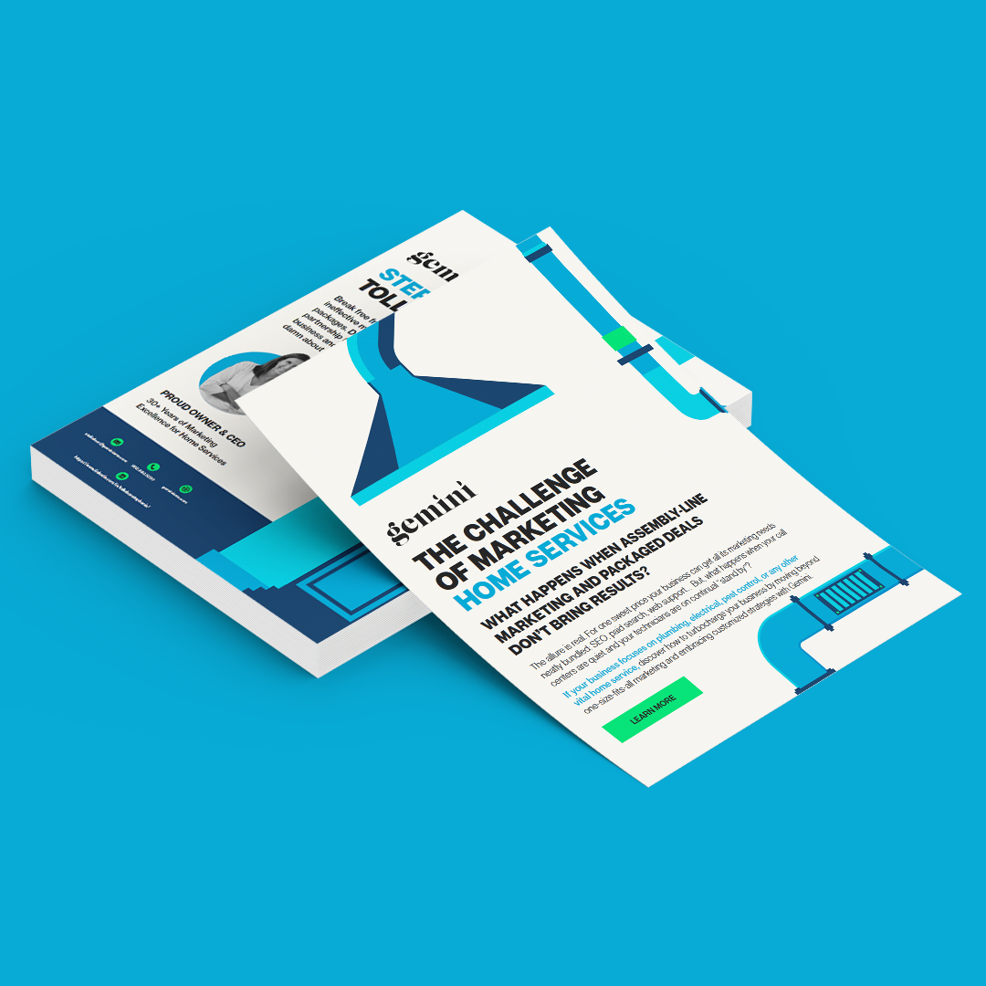Printed flyer example