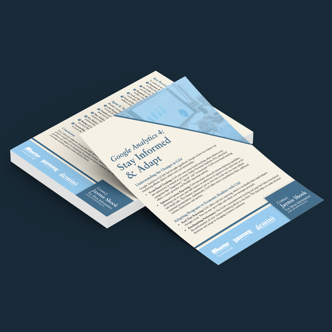 printed flyer design example